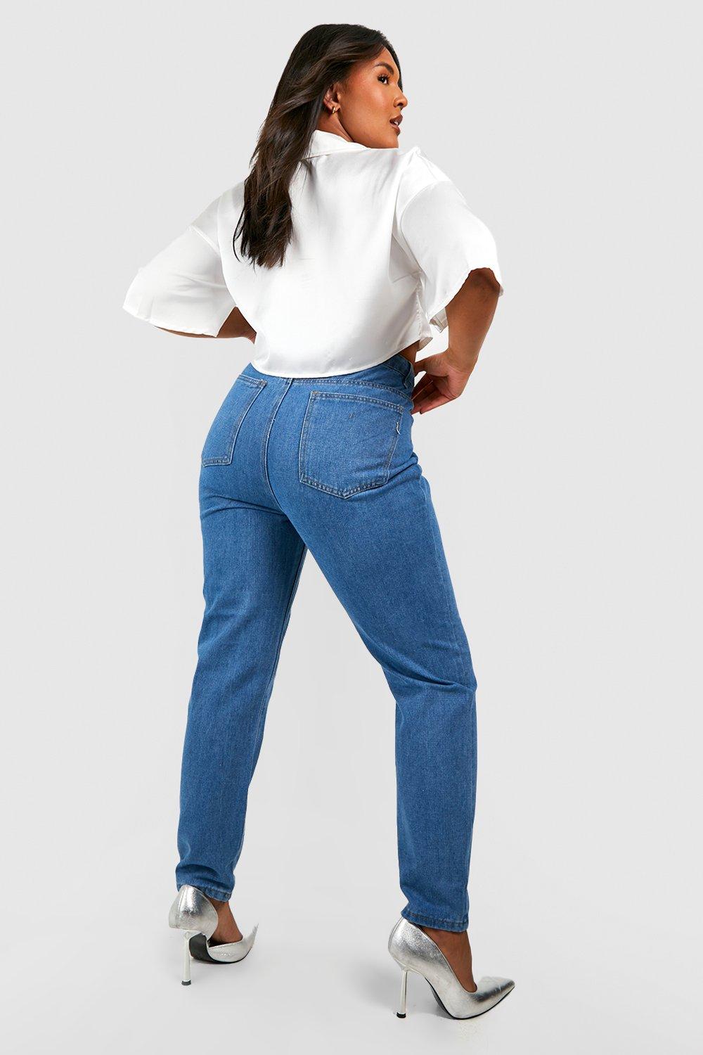 Boohoo mom jeans review sale